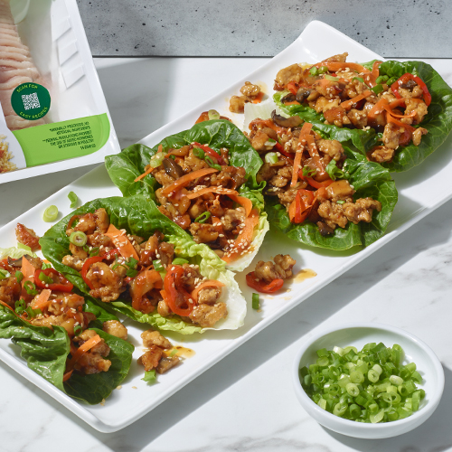 Spicy Szechuan Turkey Lettuce Wraps
