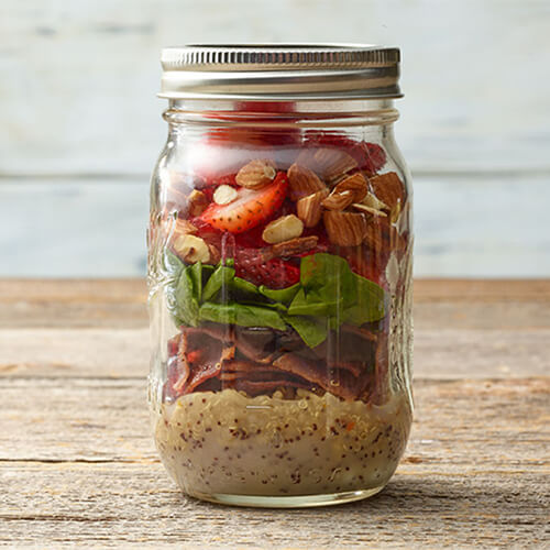 Easy Strawberry Turkey Bacon Salad