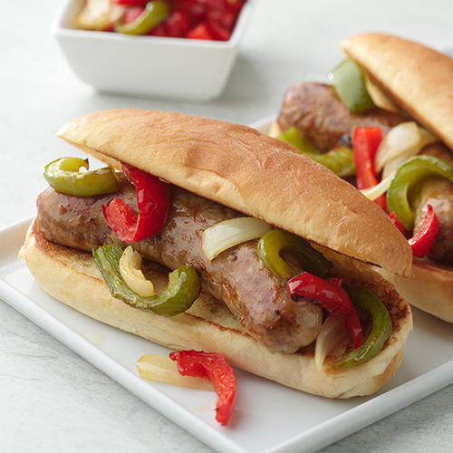 Air Fryer Italian Sausage With Peppers and Onions