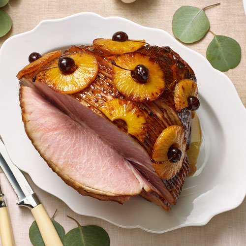 Spiced Brown Sugar Pineapple Ham