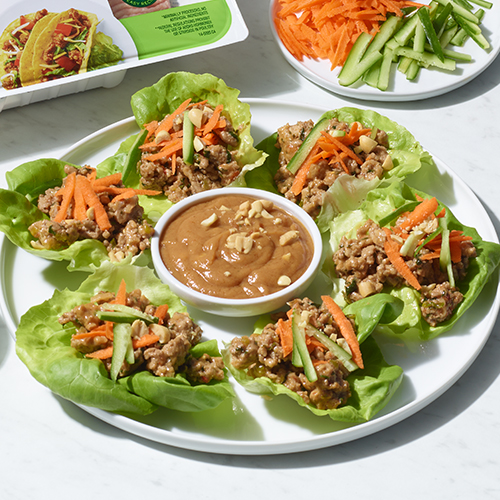 Thai Turkey Lettuce Wraps