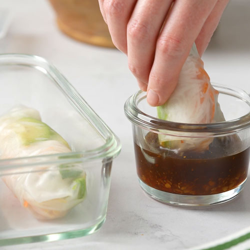 Avocado & Turkey Rice Rolls