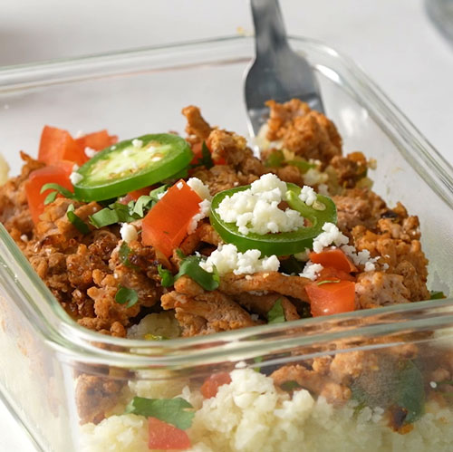 Green Chili Turkey Taco Bowls